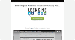 Desktop Screenshot of leenk.me