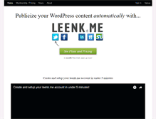 Tablet Screenshot of leenk.me